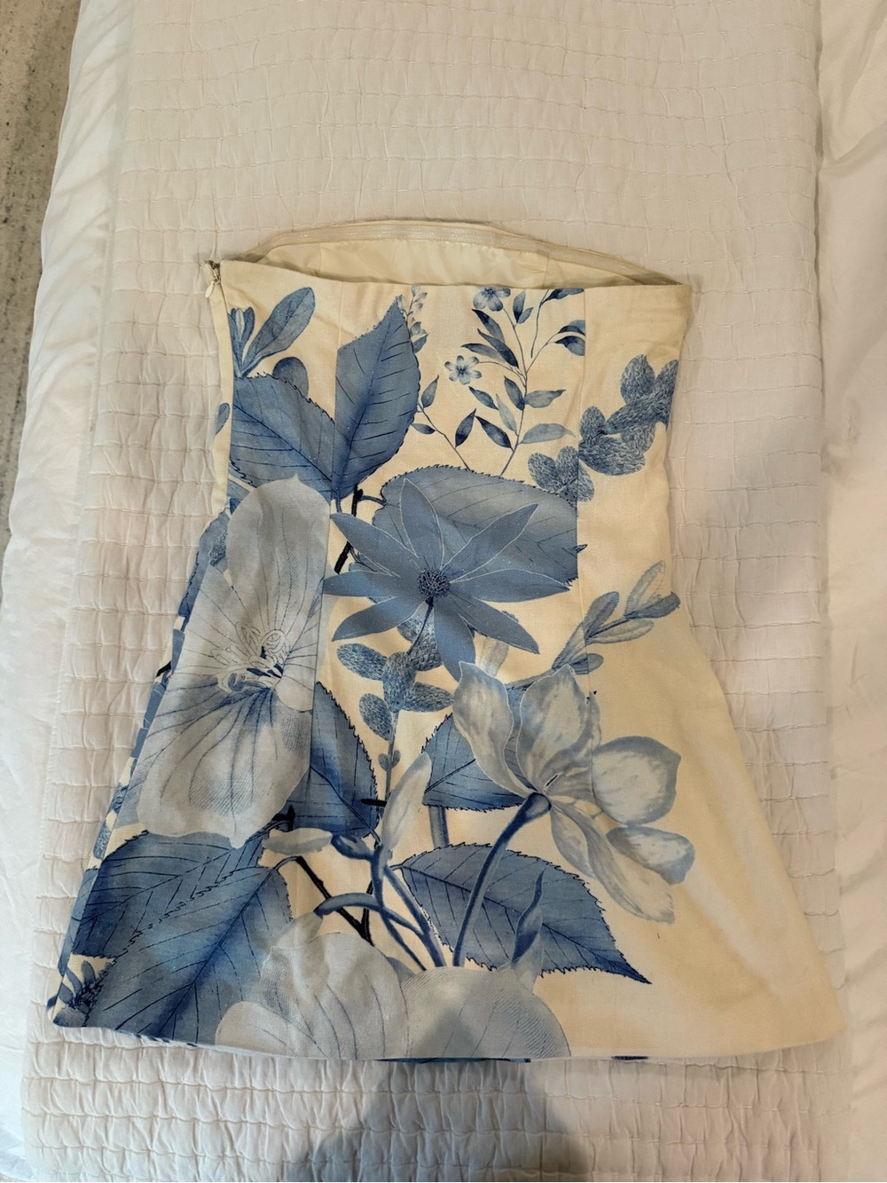 Peppermayo Cream Dress with Blue Accent - Picture 2 of 3